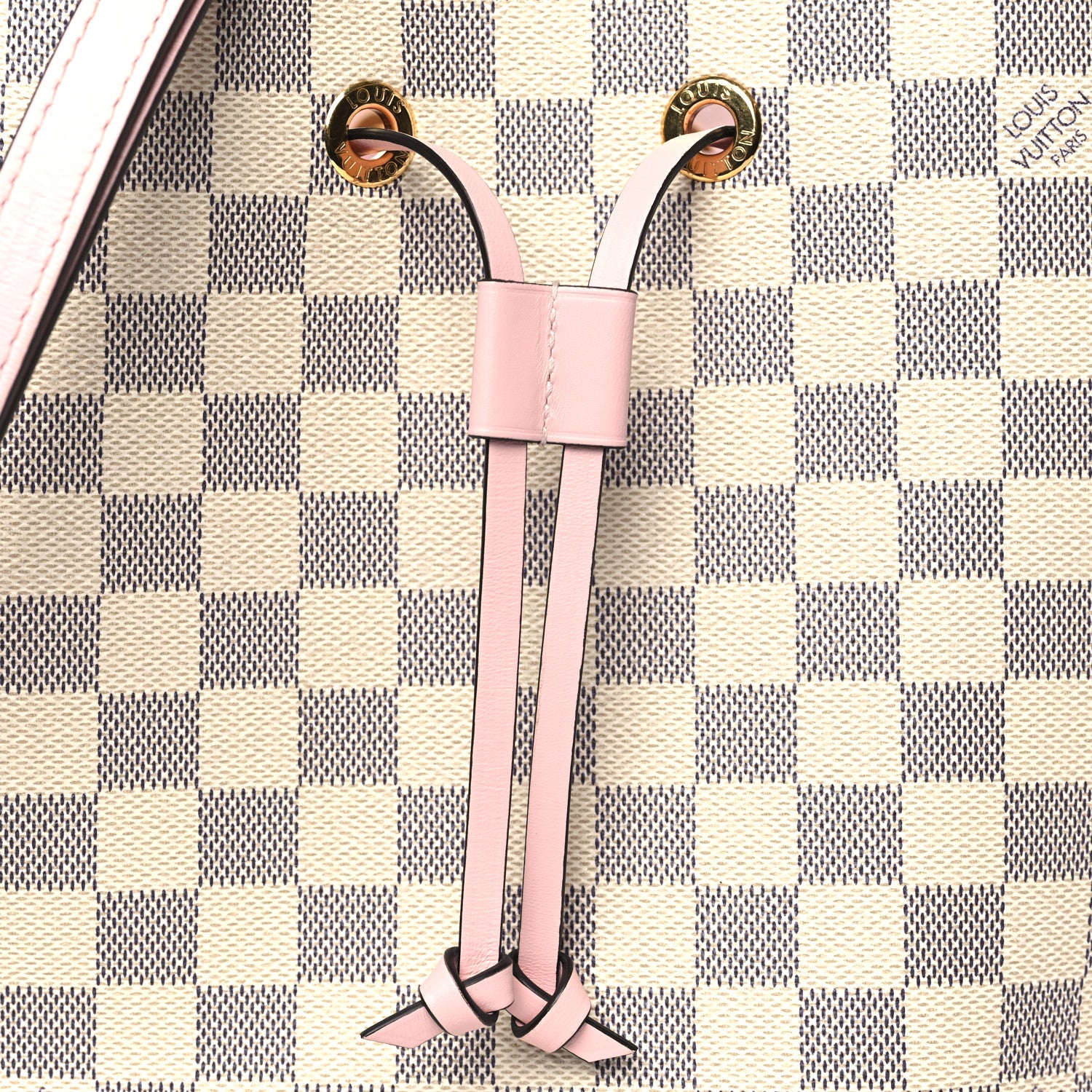Louis Vuitton Damier Azur Neonoe MM Eau De Rose 7 of 11