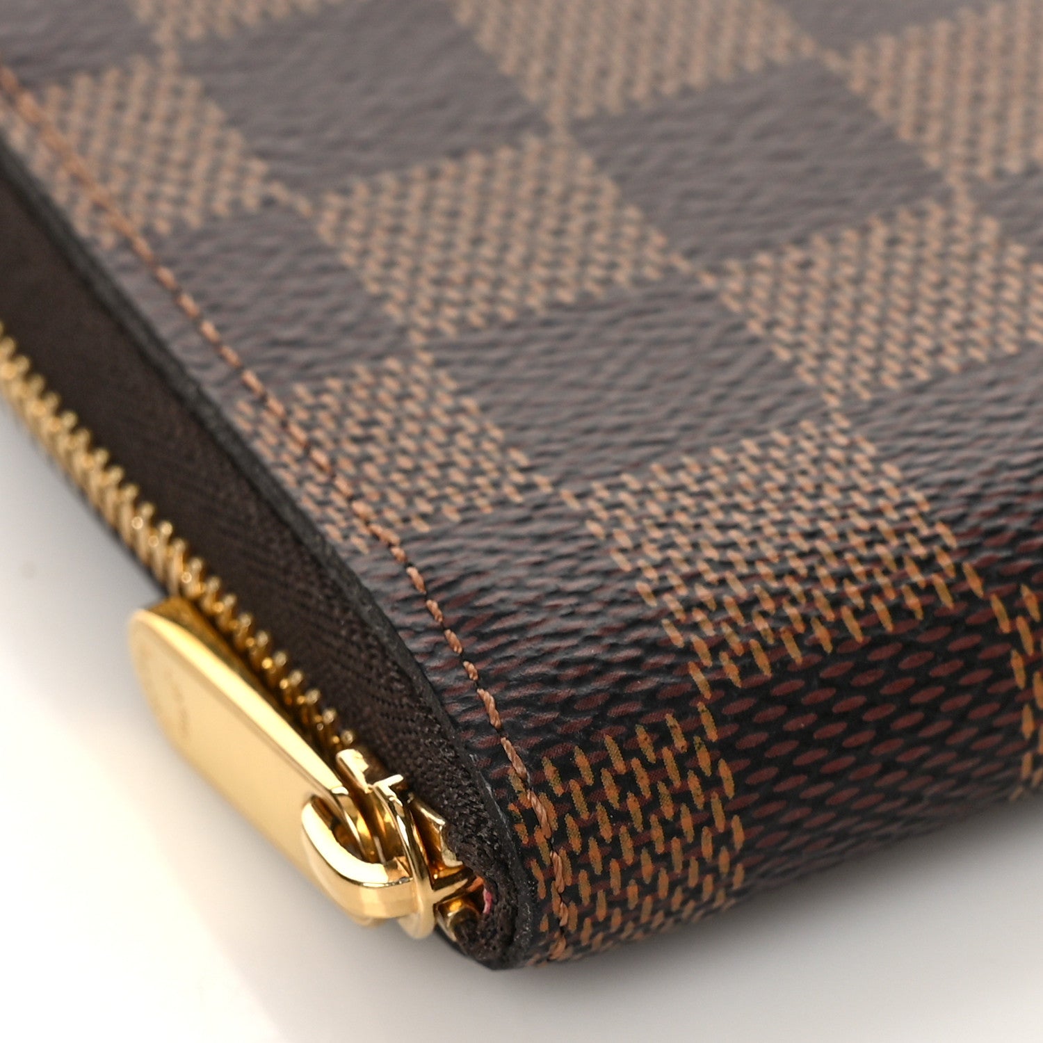 Louis Vuitton Damier Ebene Zippy Coin Purse Rose Ballerine 7 of 8