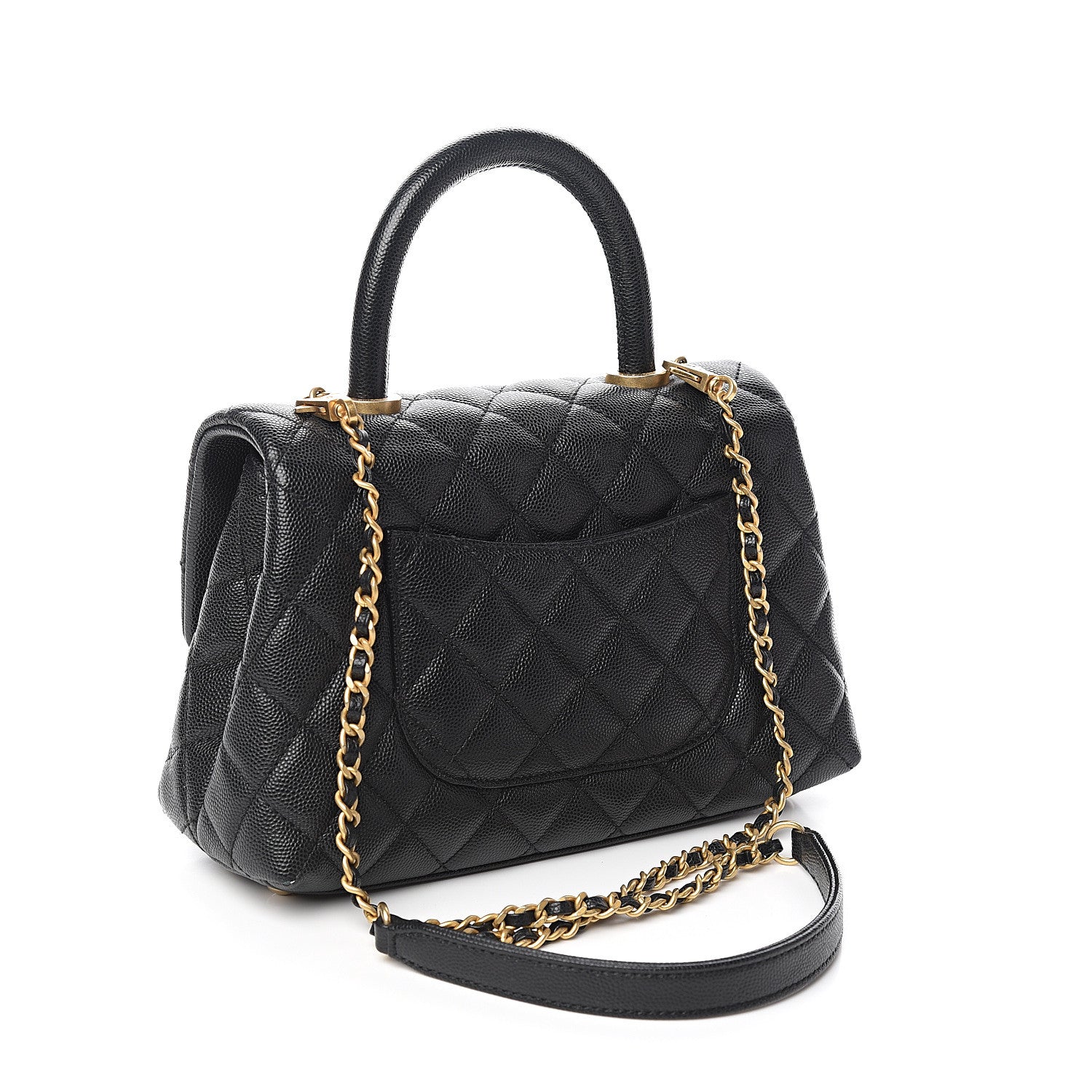 Chanel Caviar Quilted Mini Coco Handle Flap Black 2 of 10