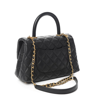 Chanel Caviar Quilted Mini Coco Handle Flap Black 2 of 10