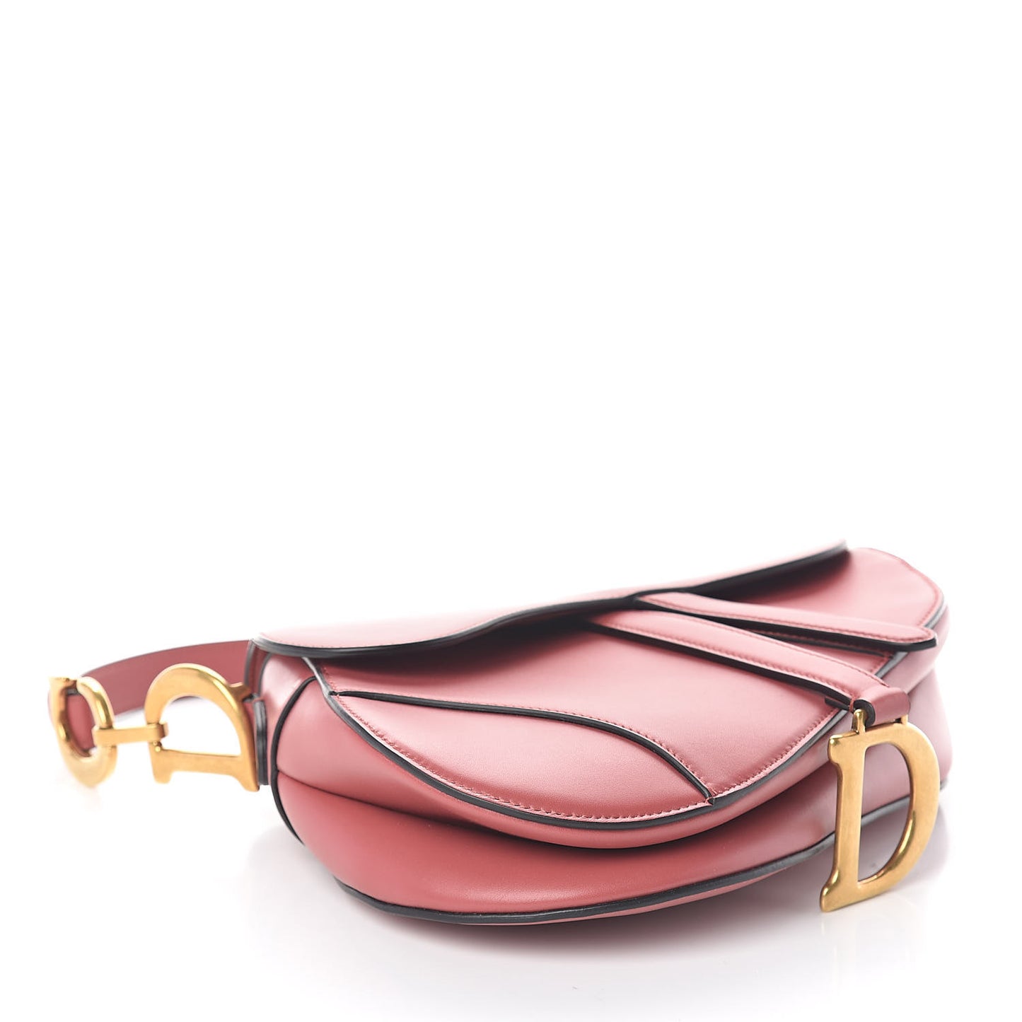 Calfskin Saddle Bag Pink