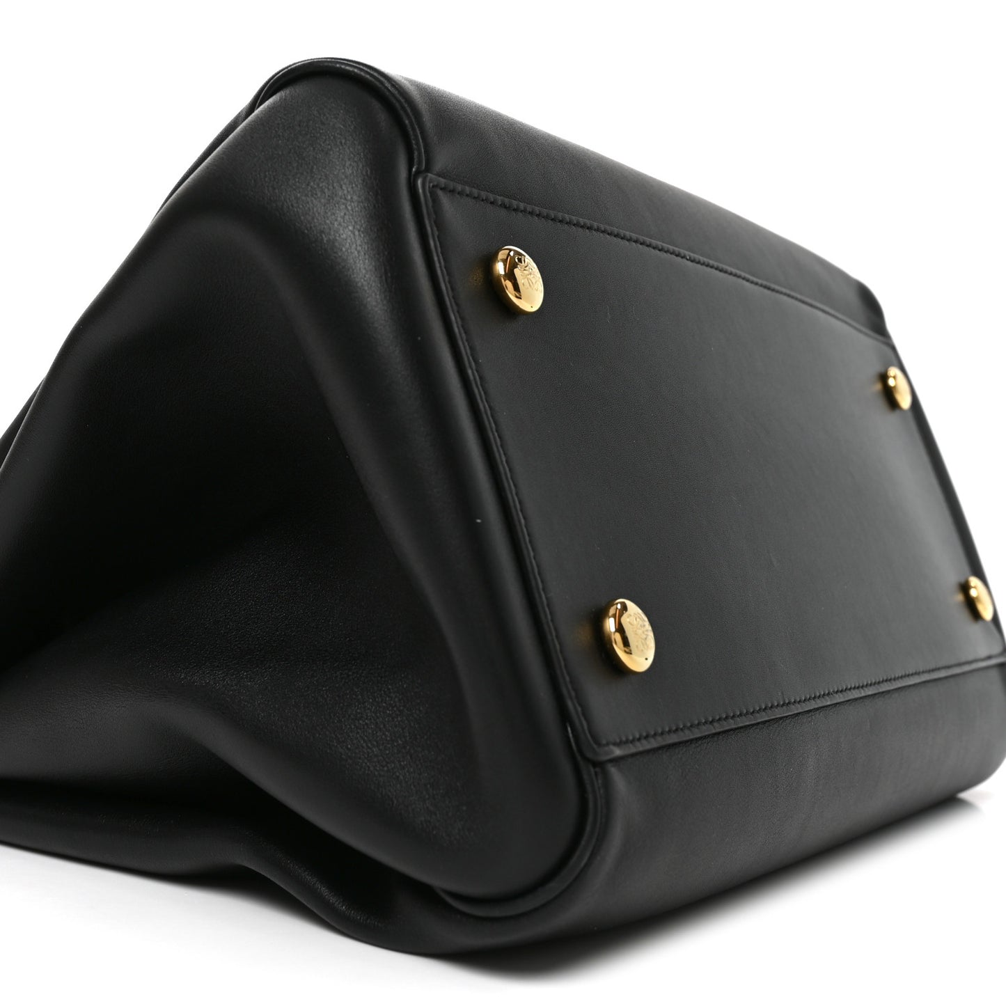 Supple Calfskin Medium Madrid Bag Black