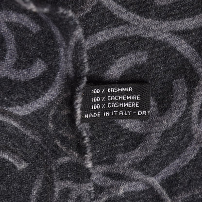 Chanel Cashmere CC Scarf Grey 6 of 6
