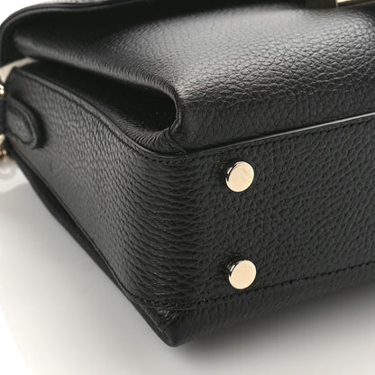 Gucci Dollar Calfskin Interlocking G Top Handle Shoulder Bag Black 8 of 10