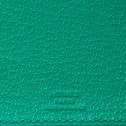 Hermes Chevre Mysore Tarmac PM Passport Holder Menthe 4 of 8