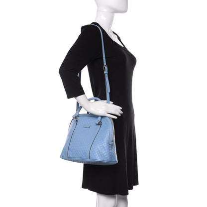 Gucci Microguccissima Medium Dome Bag Mineral Blue 2 of 10