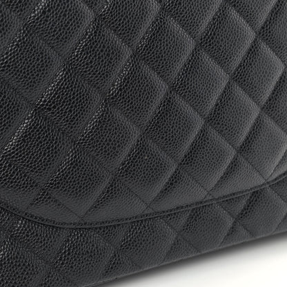 Chanel Caviar Quilted Maxi Double Flap Black 12 of 12