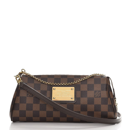 Louis Vuitton Damier Ebene Eva Clutch 1 of 9