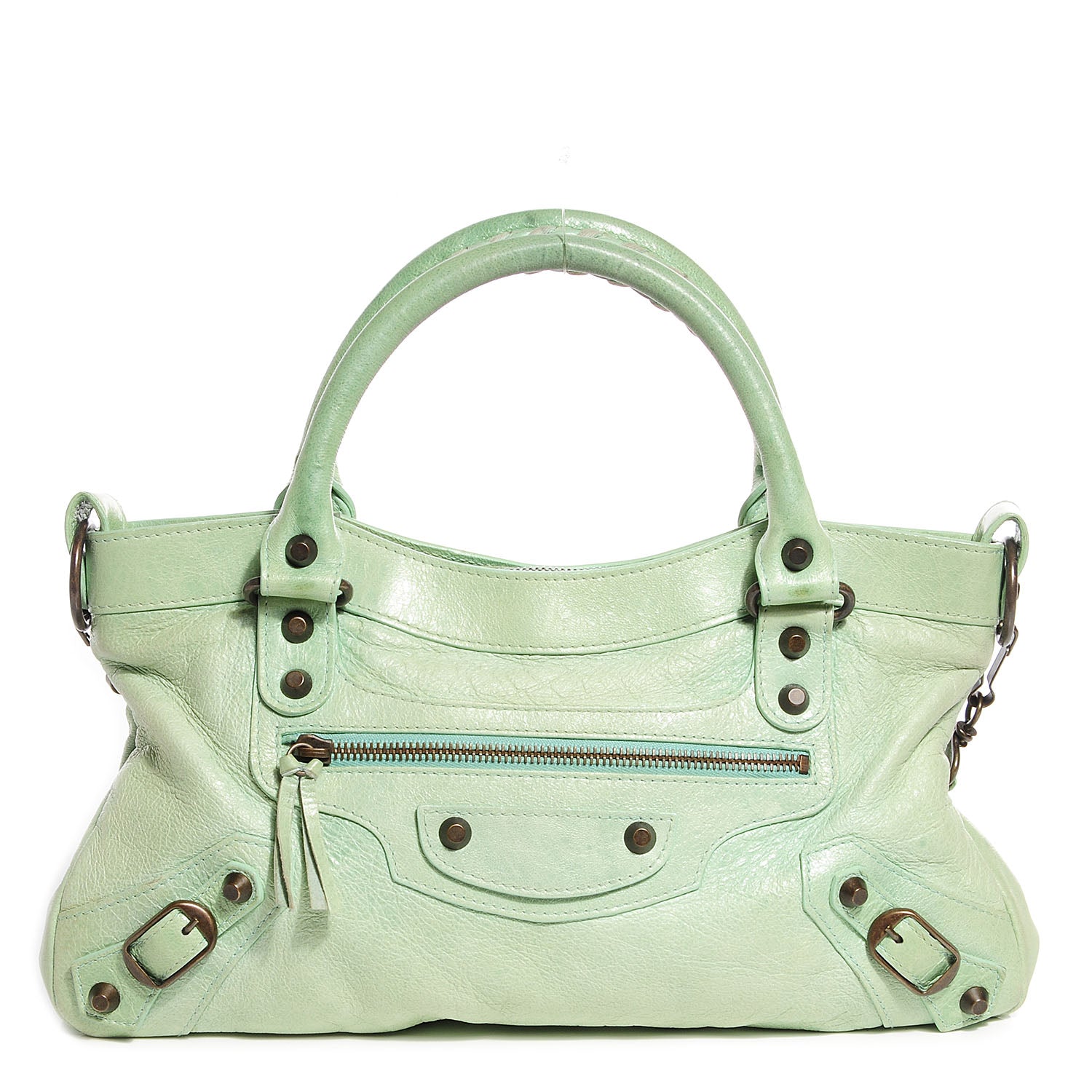 Balenciaga Chevre Classic Hardware First Vert D'eau 1 of 13