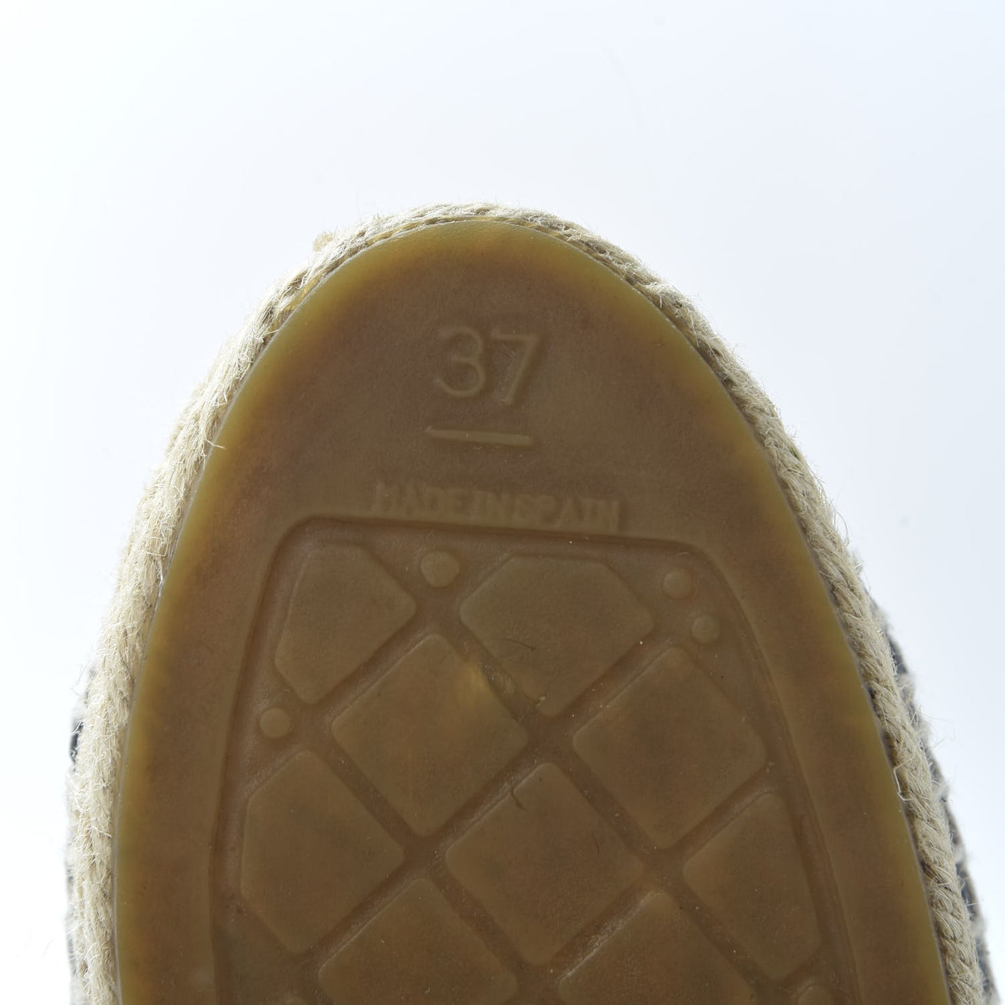 Lambskin CC Espadrilles 37 Navy Black