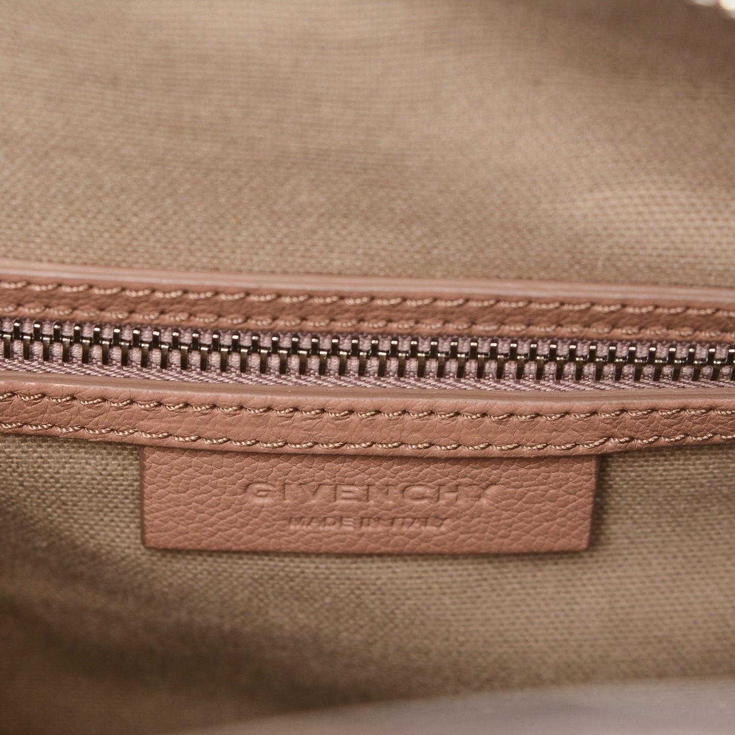 Sugar Goatskin Small Antigona Old Pink