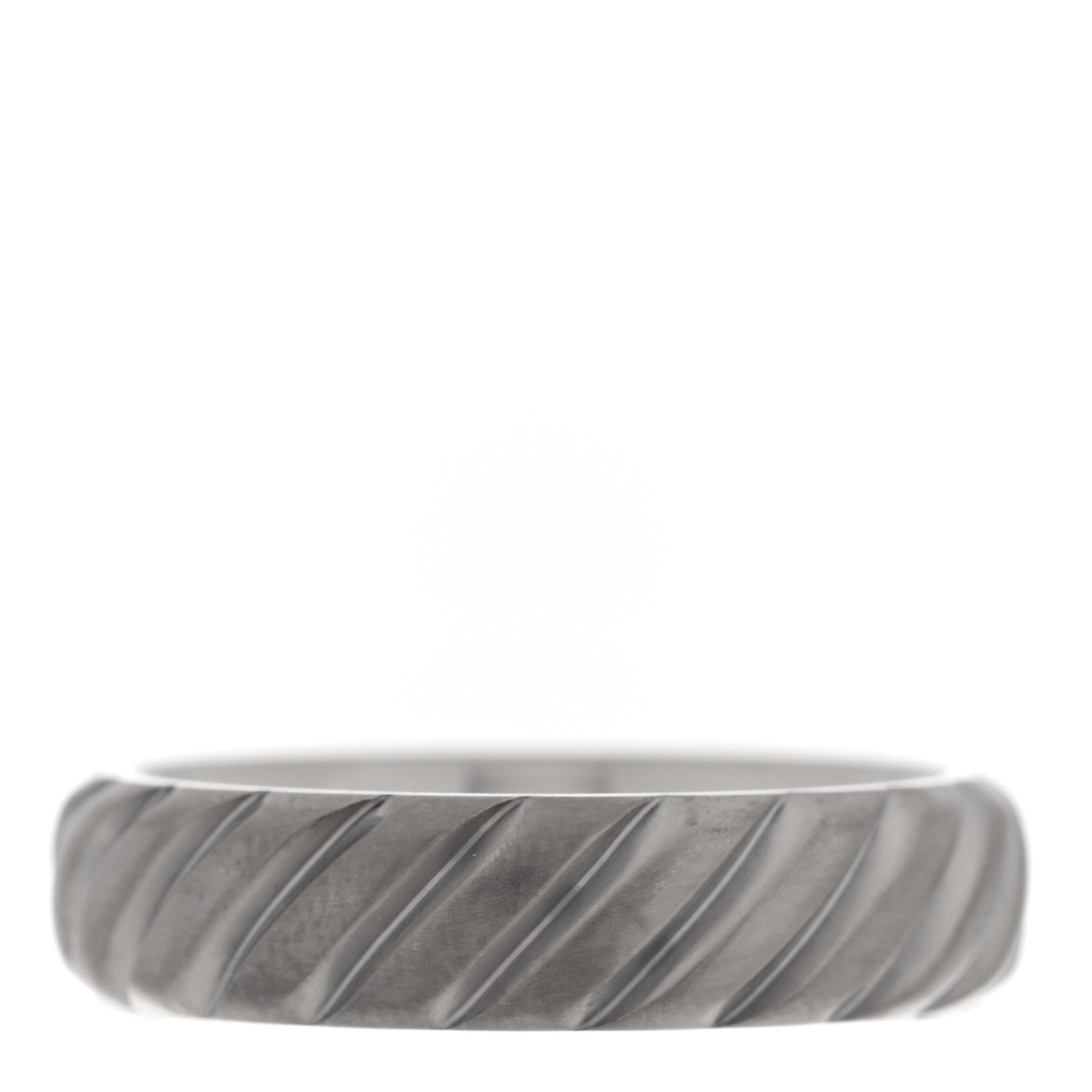 David Yurman Titanium 6mm Cable Band Ring 62 10 1 of 5
