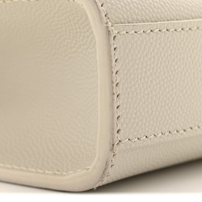 Saint Laurent Grain De Poudre Small Monogram Kate Satchel Crema Soft 12 of 12