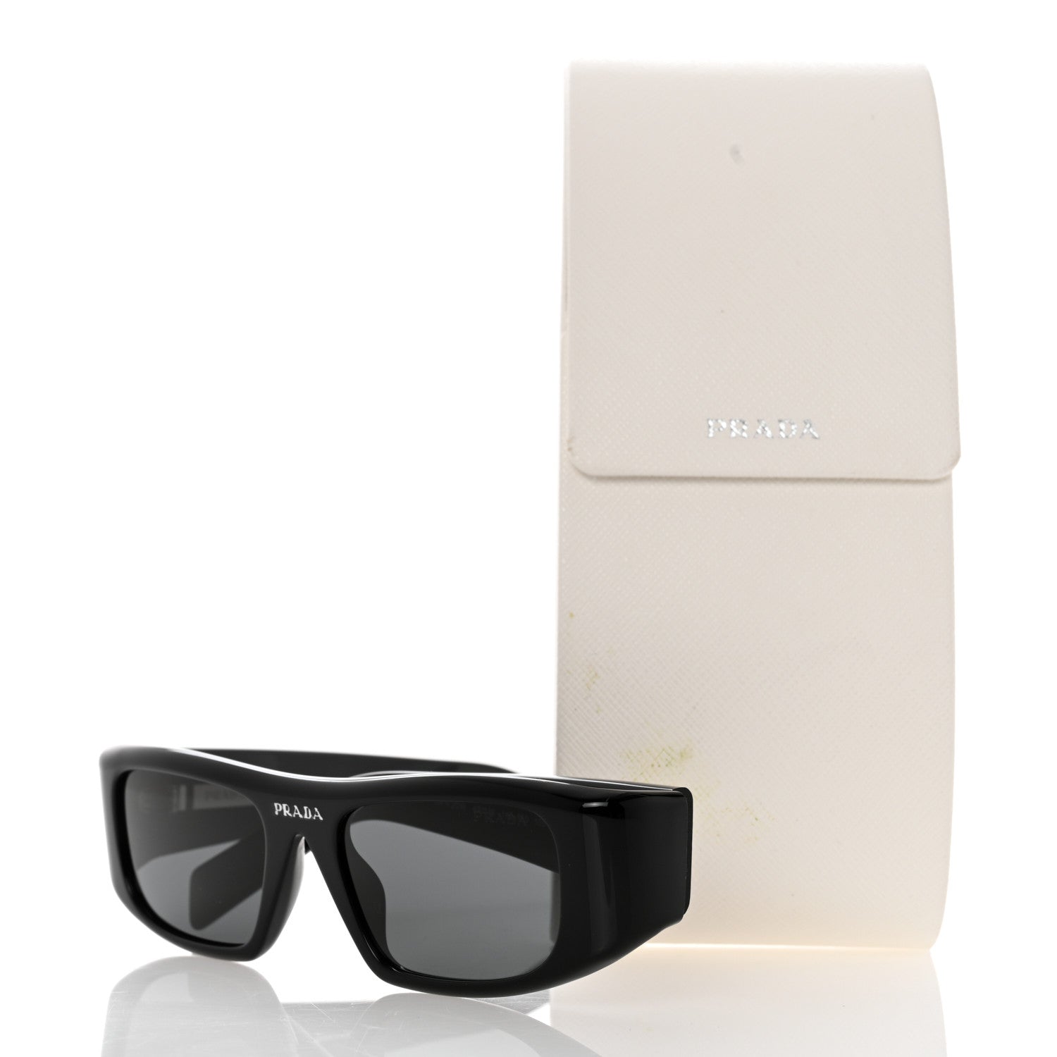 Prada Acetate Sunglasses SPR 20W Black 8 of 8