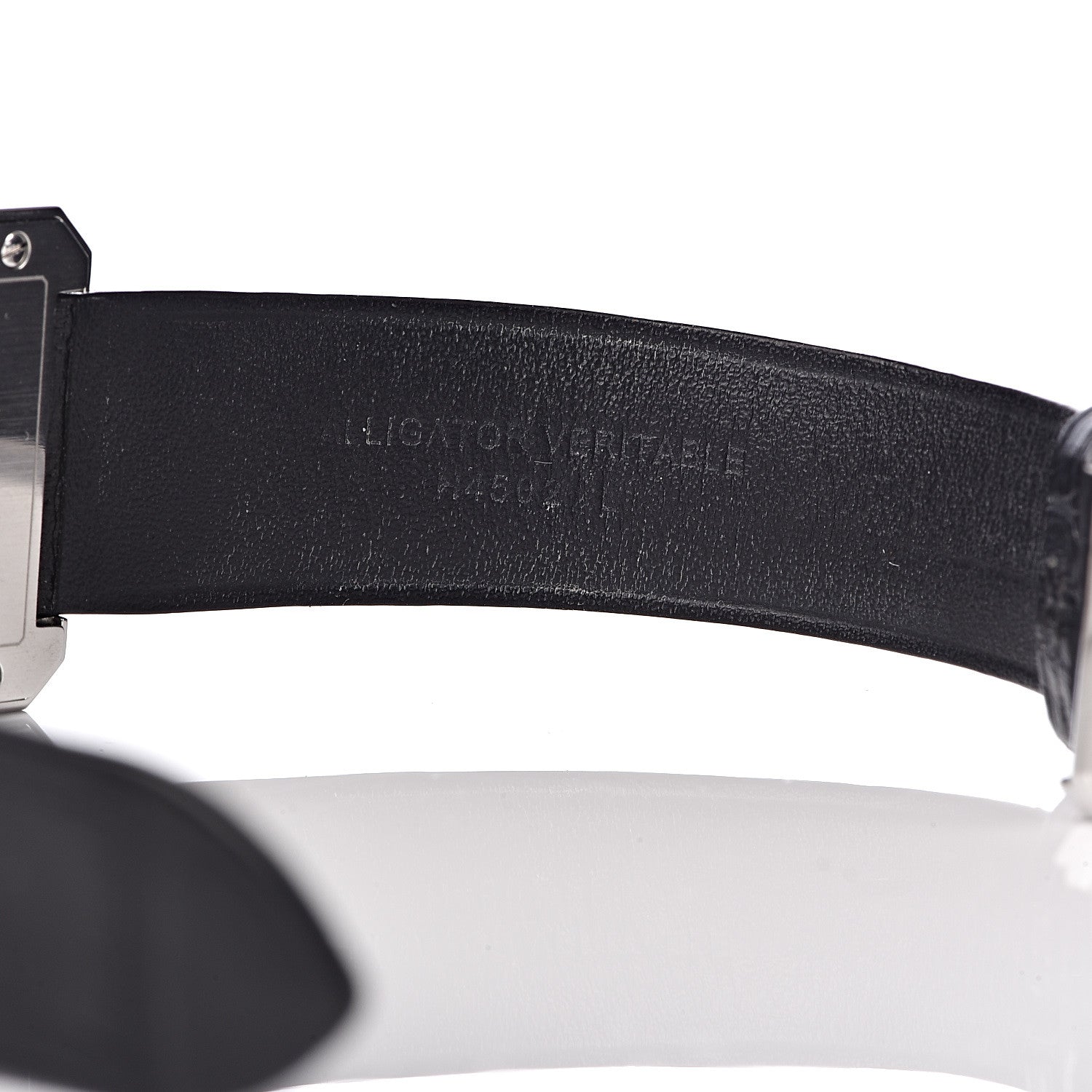 Chanel Stainless Steel Alligator 26mm Boy-Friend Quartz Watch Black 7 of 9