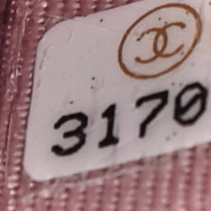 Chanel Iridescent Calfskin Quilted Zip Coin Purse Wallet Pink 7 of 11