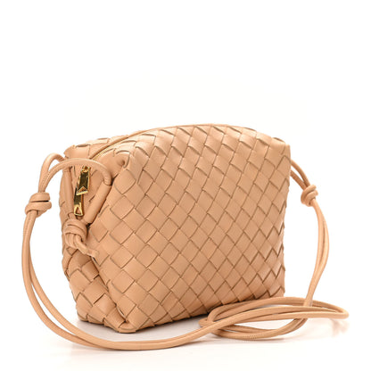 Bottega Veneta Nappa Intrecciato Small Loop Camera Bag Almond 2 of 8