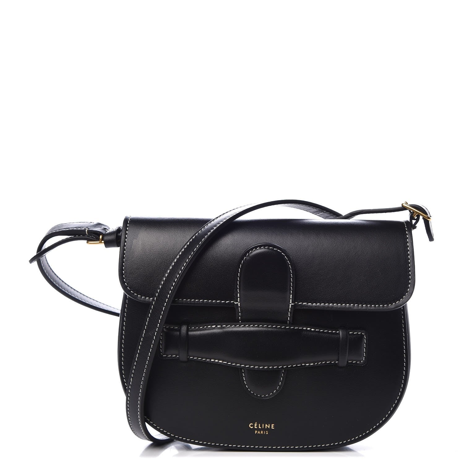 Celine Smooth Calfskin Mini Symmetrical Bag Black 1 of 8