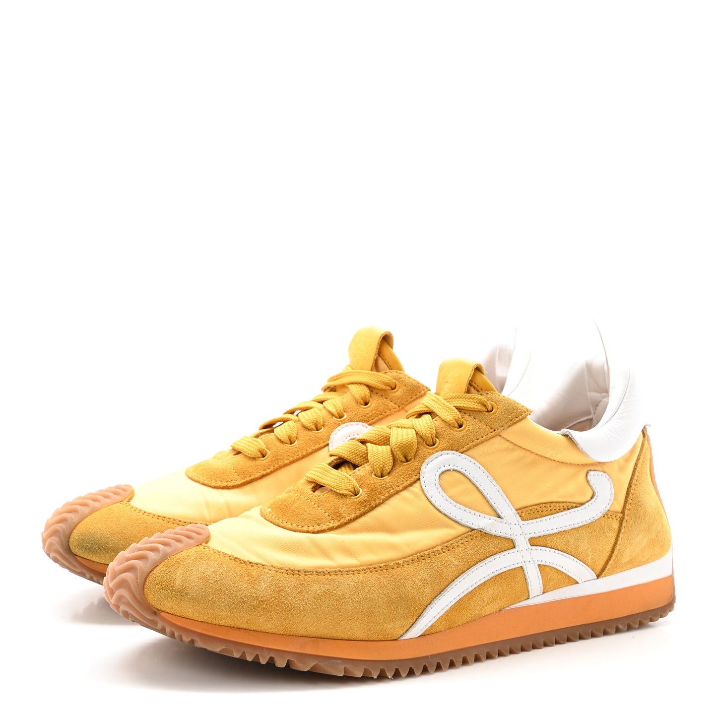 Nylon Suede Mens Flow Runner Sneakers  41 Facade