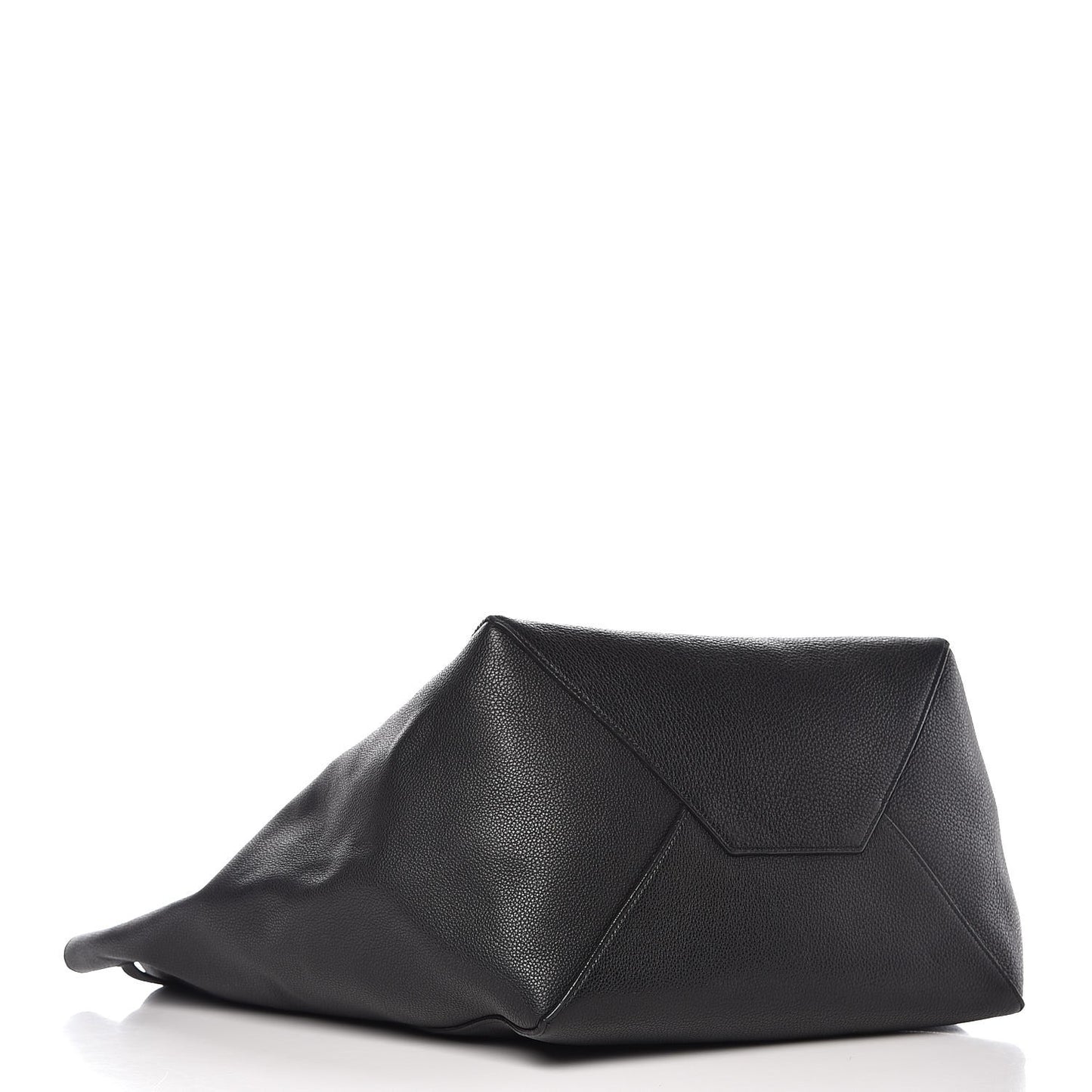Soft Grained Calfskin Medium Belt Cabas Phantom Black