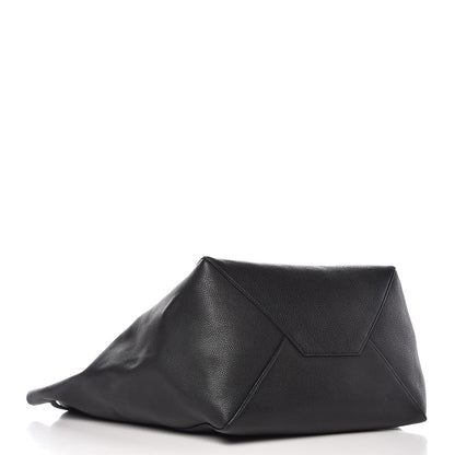 Celine Soft Grained Calfskin Medium Belt Cabas Phantom Black 4 of 10