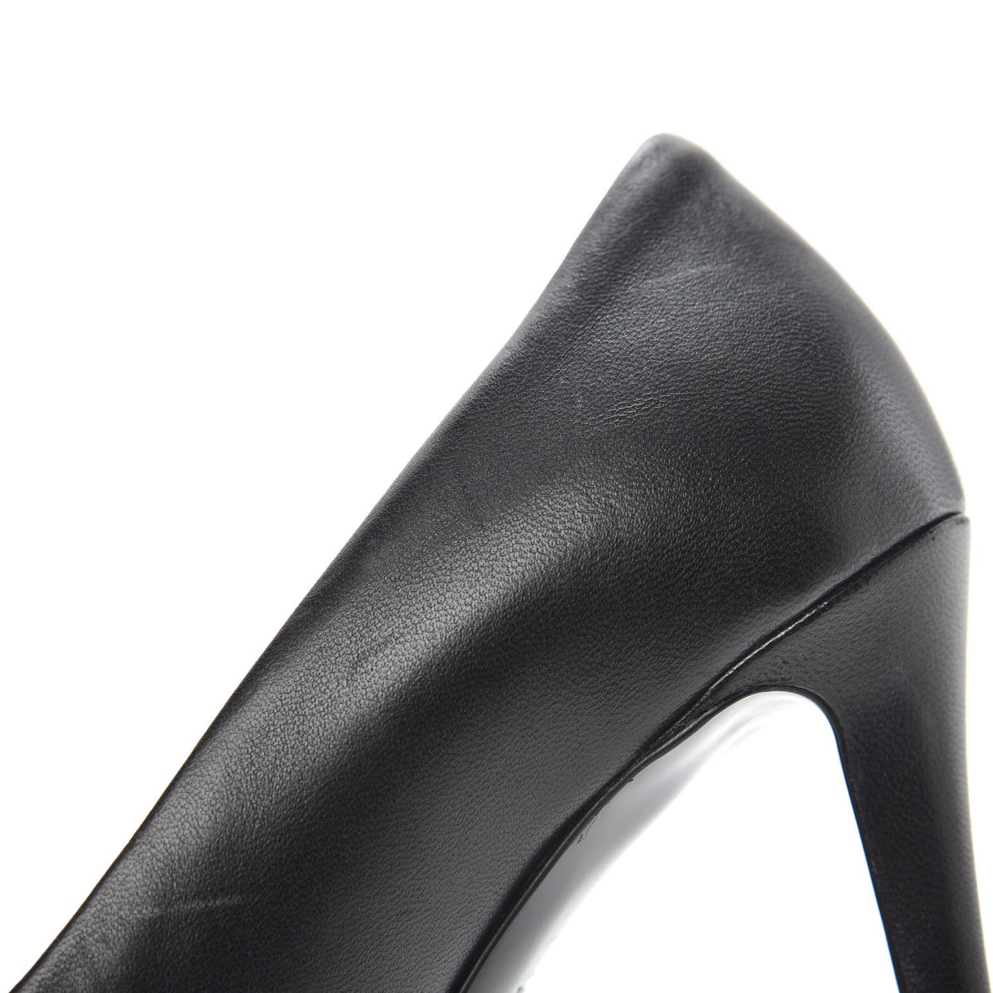 Lambskin Camellia Pumps 35.5 Black