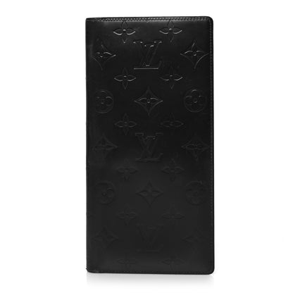 Louis Vuitton Monogram Glace Portefeuille Double Wallet Cafe 1 of 9