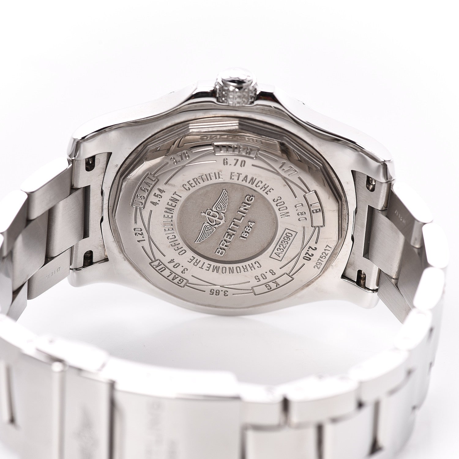 Breitling Stainless Steel 43mm Avenger II GMT Automatic Watch Blue A32390 5 of 7