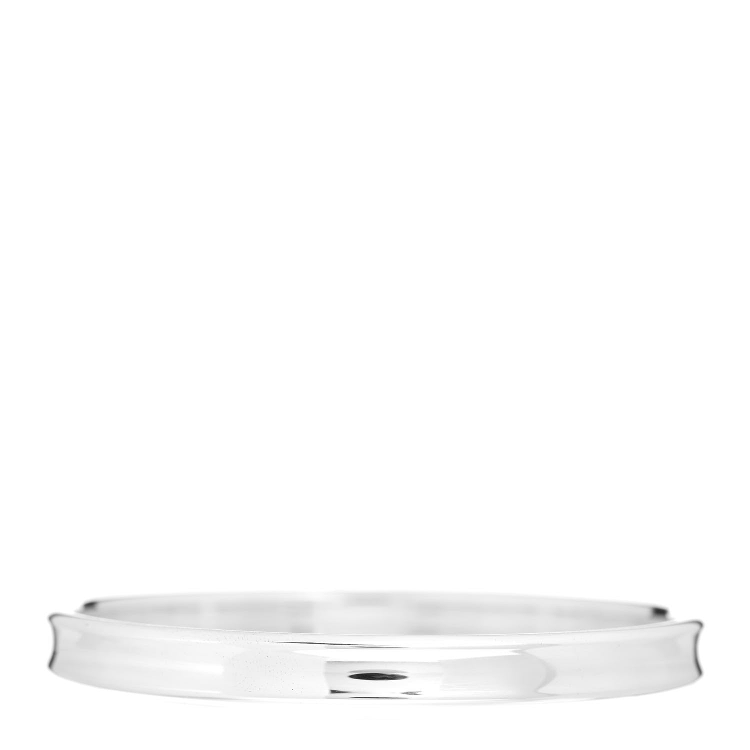 Tiffany Sterling Silver Narrow 1837 Bangle Bracelet 3 of 4