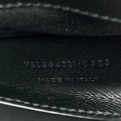Saint Laurent Grain De Poudre Medium Classic Monogram Kate Satchel Black 8 of 11