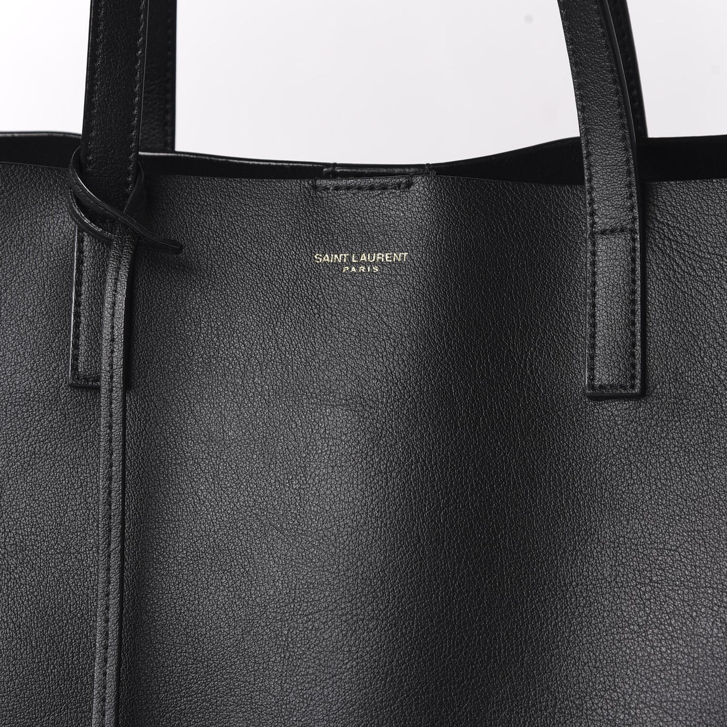 Calfskin Large Shopping Tote Black