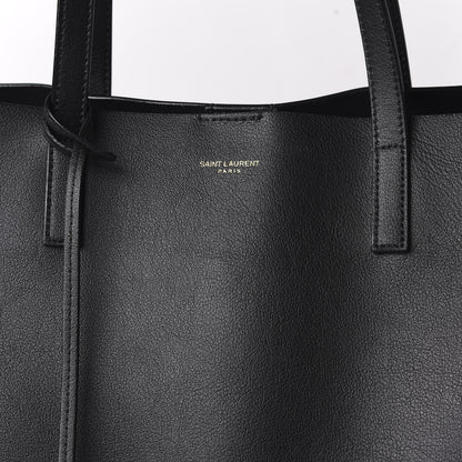 Saint Laurent Calfskin Large Shopping Tote Black 9 of 9