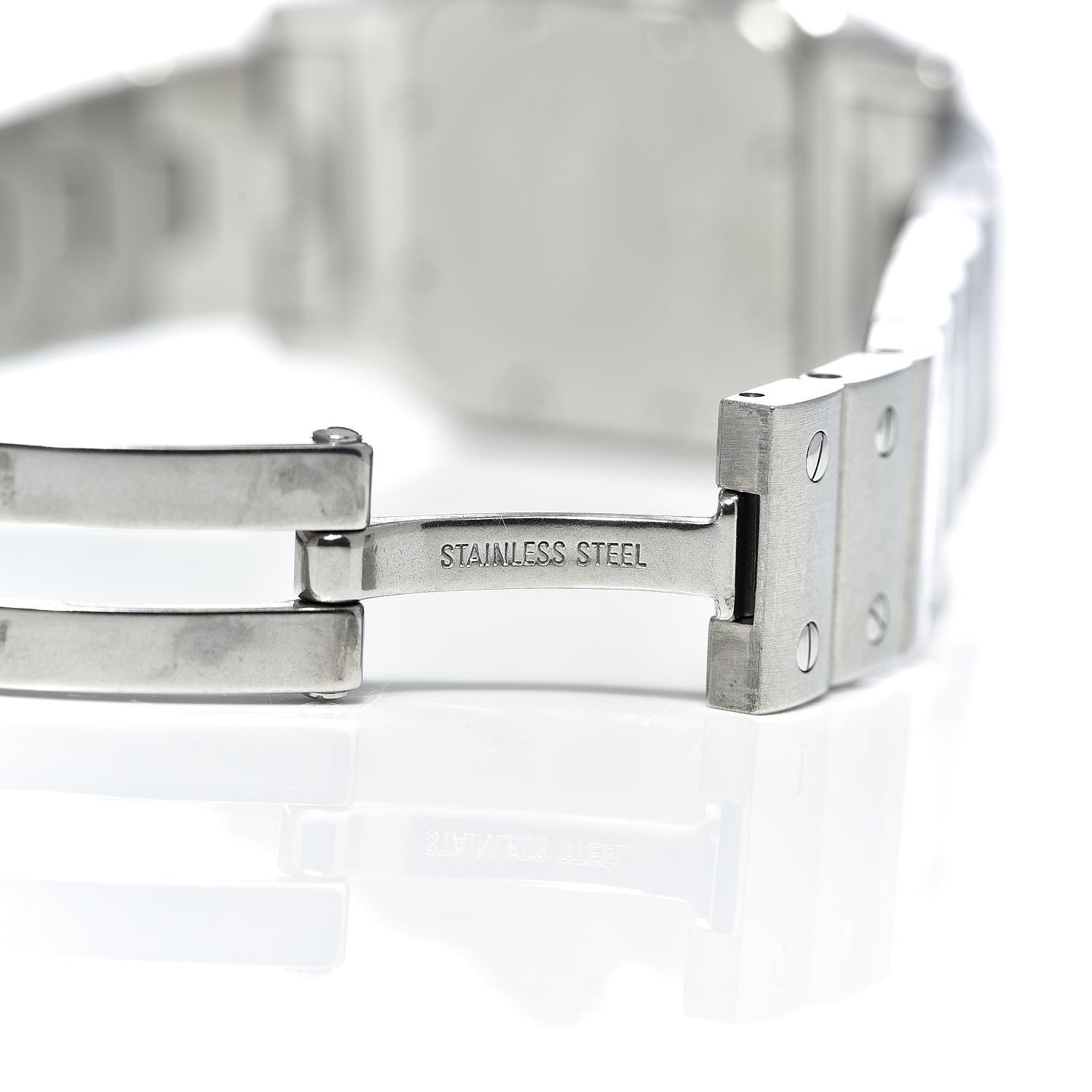 Cartier Stainless Steel 24mm Santos de Galbee Quartz Watch 8 of 8