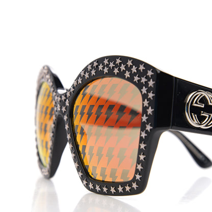 Gucci Square Frame Star Sunglasses GG3870S Black 7 of 8