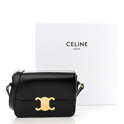 Celine Shiny Calfskin Teen Triomphe Black 13 of 13