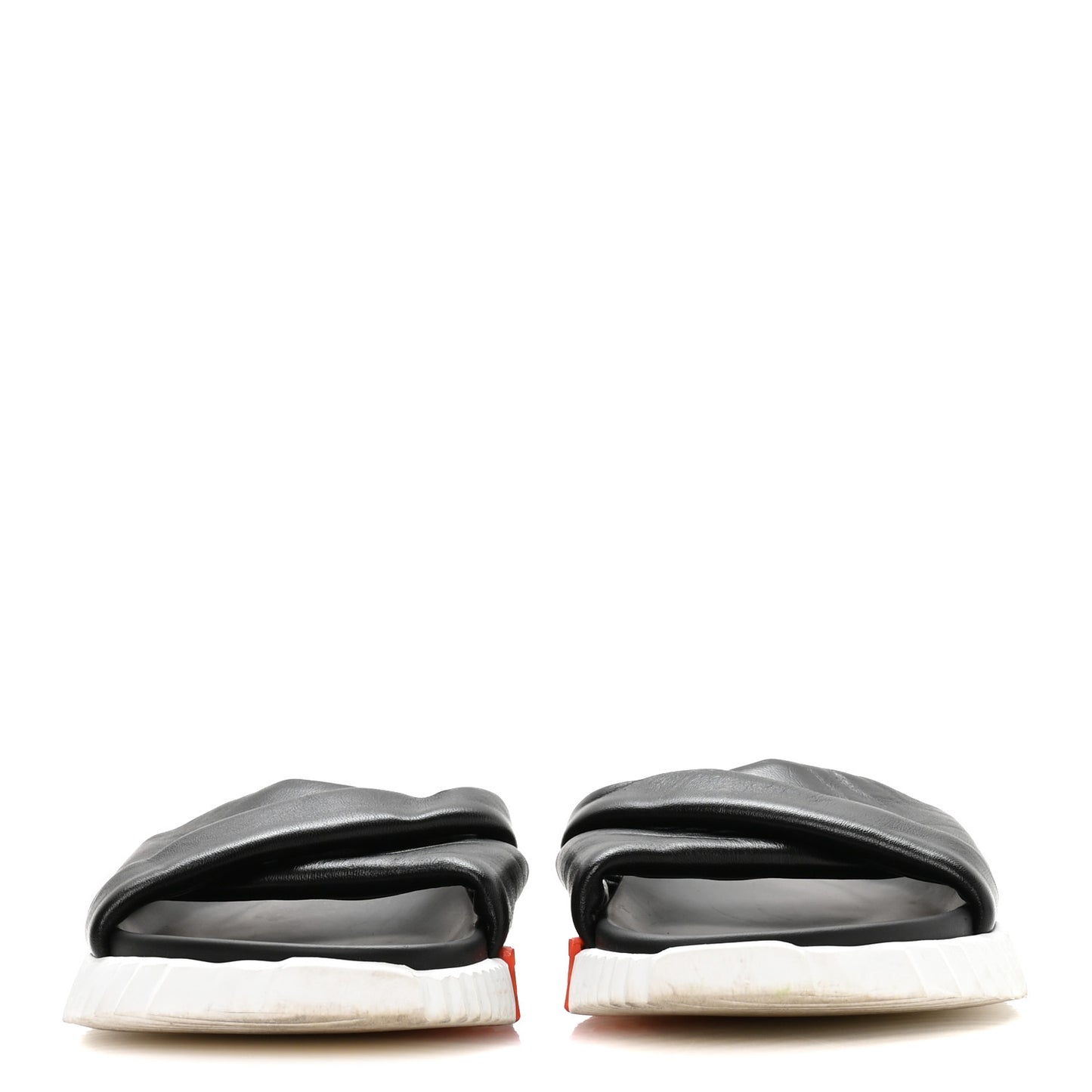 Nappa Womens Infra Sandals 38.5 Black