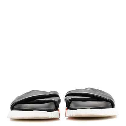 Hermes Nappa Womens Infra Sandals 38.5 Black 3 of 8