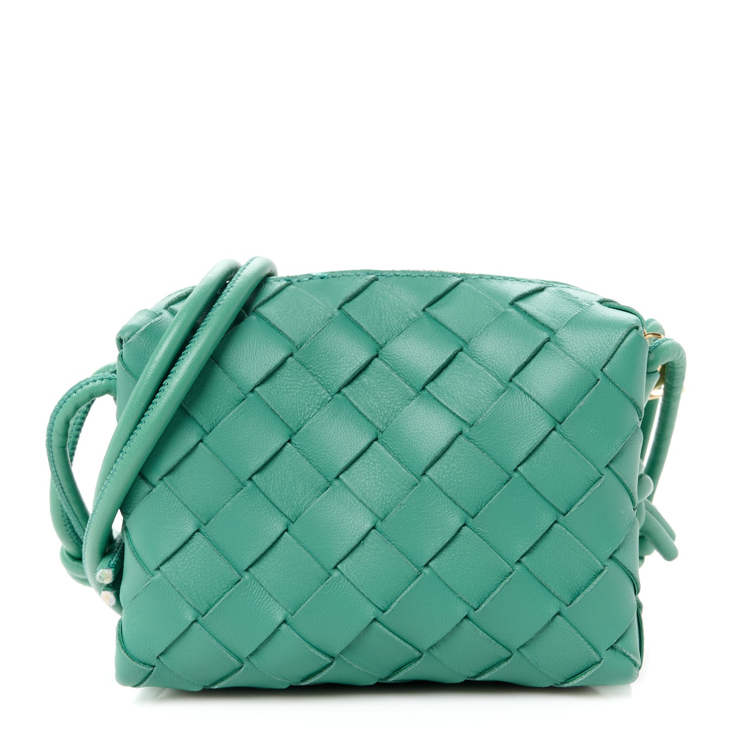 Nappa Intrecciato Candy Loop Camera Bag Mermaid