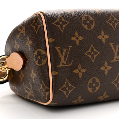Louis Vuitton Monogram Speedy Bandouliere 20 Black 8 of 10