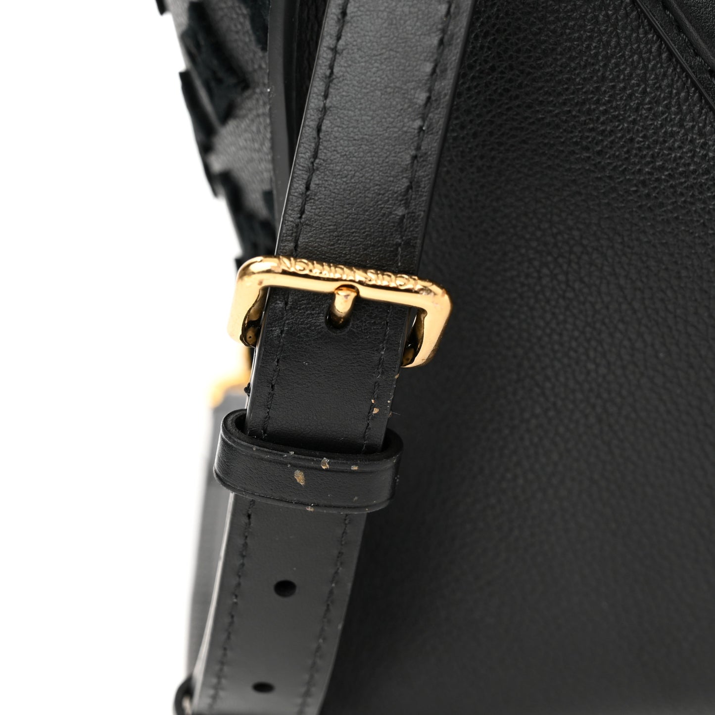 Calfskin Monogram Tufting On My Side Black