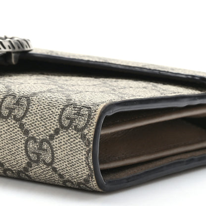 Gucci GG Supreme Monogram Mini Dionysus Chain Wallet Beige Taupe 8 of 8