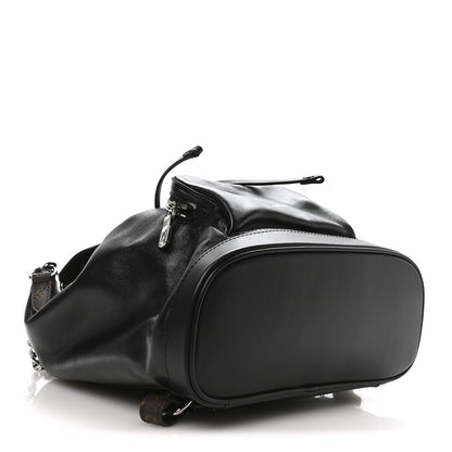 Louis Vuitton Lambskin Monogram Montsouris Vibe PM Black 4 of 9
