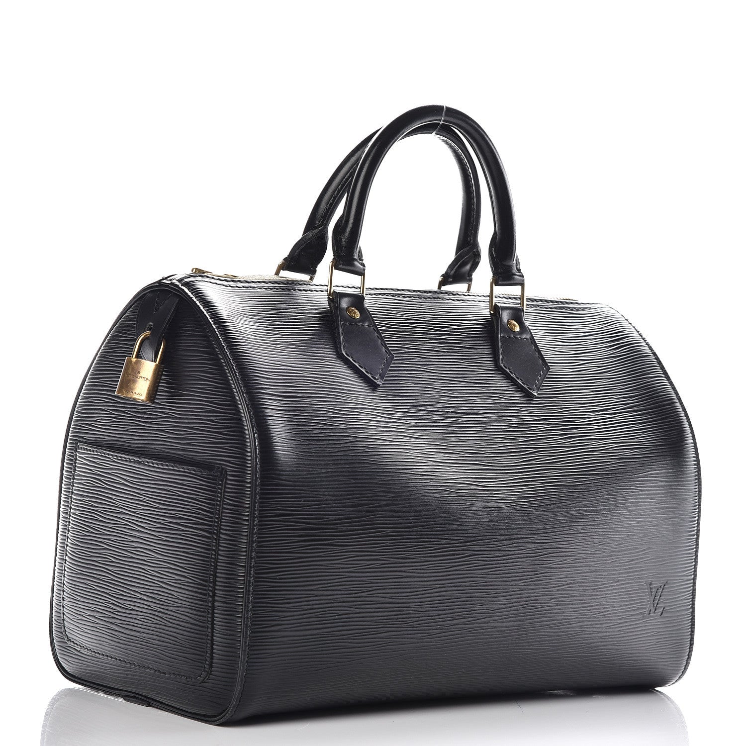 Louis Vuitton Epi Speedy 30 Black 3 of 13
