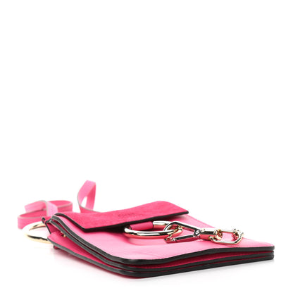 Chloe Suede Calfskin Mini Faye Bracelet Bag Fuchsia Rose 4 of 10