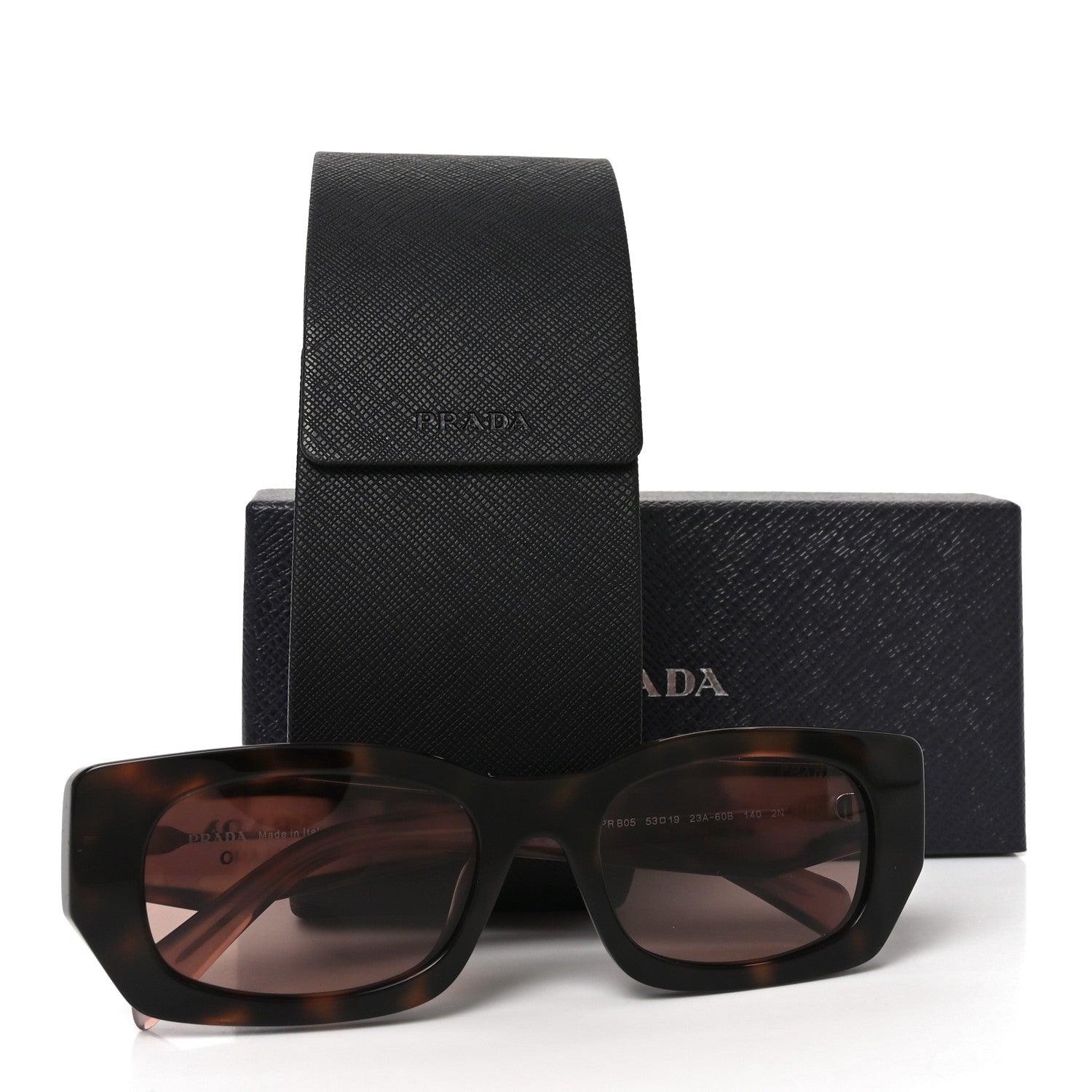 Prada Acetate Sunglasses SPR B05 Tortoise Purple 7 of 7