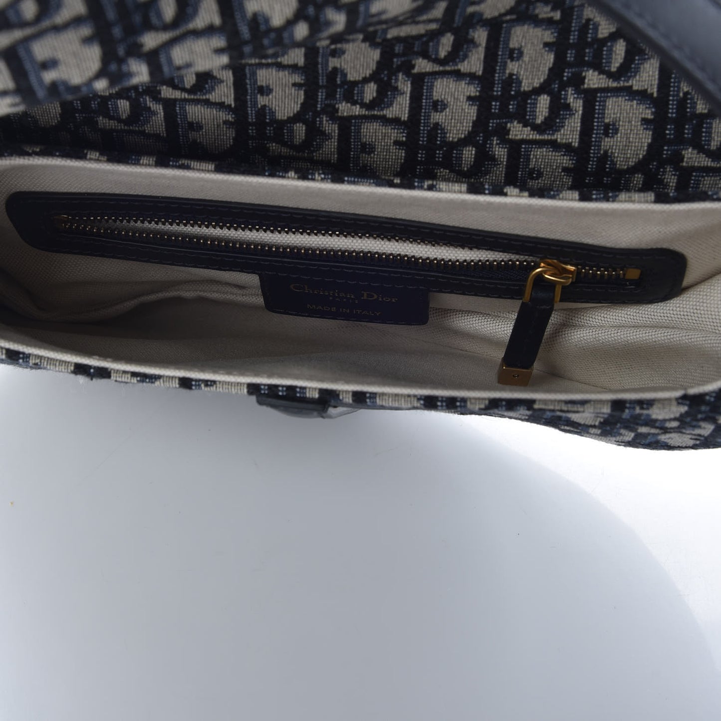 Oblique Saddle Bag Blue