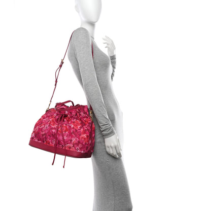 Louis Vuitton Nylon Monogram Ikat Noefull MM Rose Indien 2 of 11