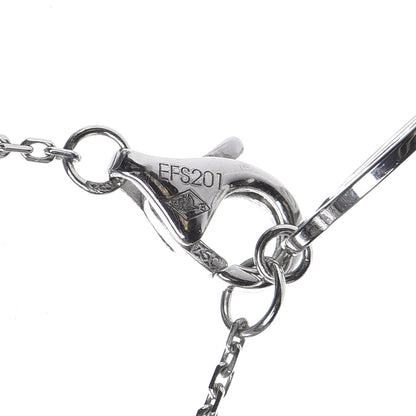Cartier 18K White Gold Diamond Symbols Cross Pendant Necklace 6 of 9