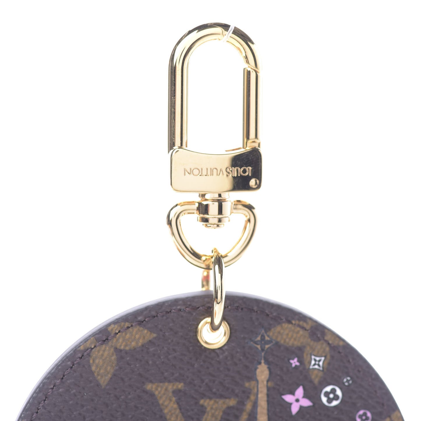 Monogram 2019 Christmas Animation Paris Bag Charm Key Ring