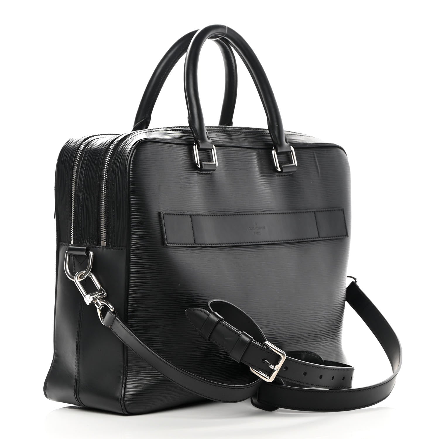 Louis Vuitton Epi Brooks Briefcase Black 3 of 20